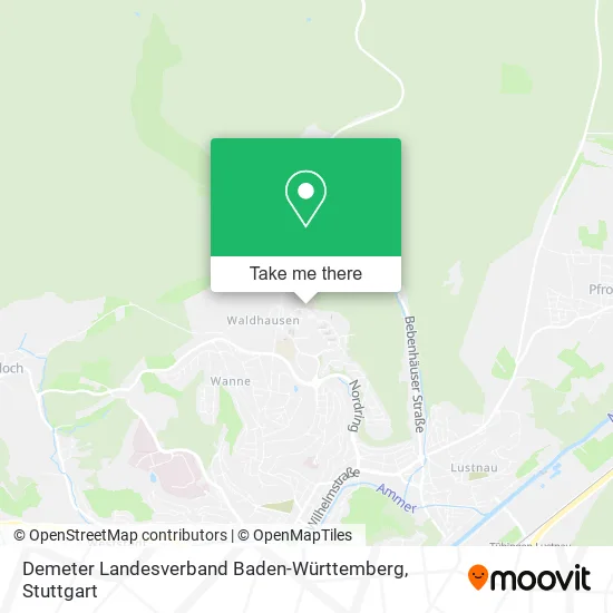 Карта Demeter Landesverband Baden-Württemberg
