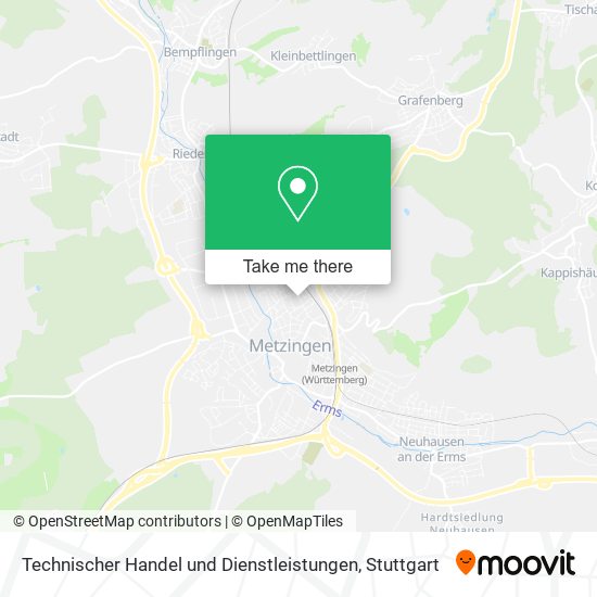 Technischer Handel und Dienstleistungen map