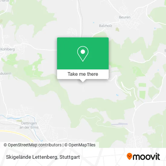 Карта Skigelände Lettenberg