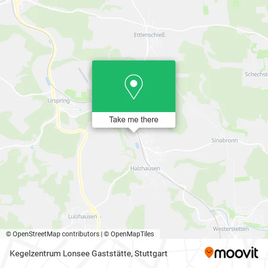 Карта Kegelzentrum Lonsee Gaststätte