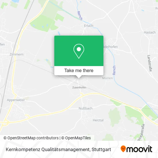 Карта Kernkompetenz Qualitätsmanagement