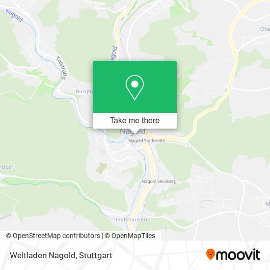 Weltladen Nagold map