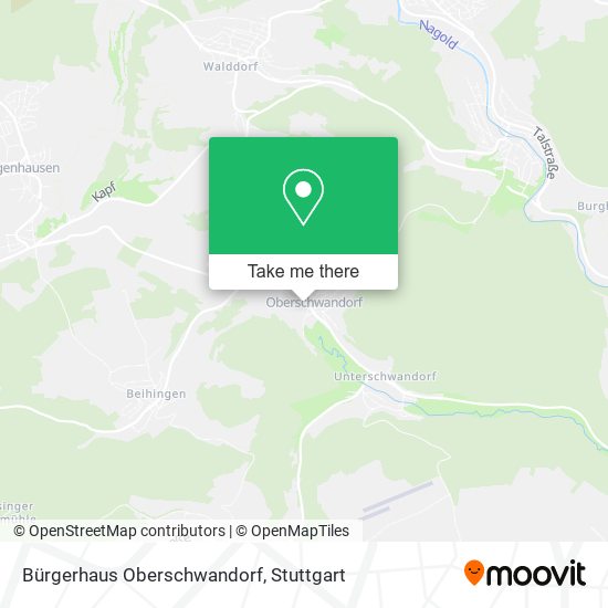 Bürgerhaus Oberschwandorf map