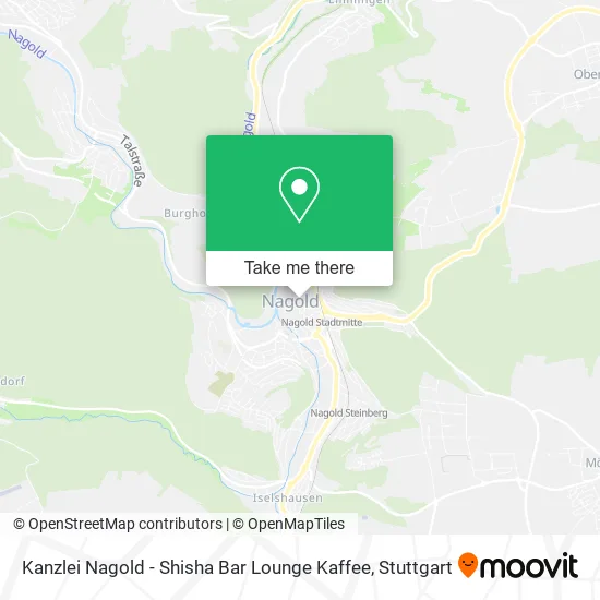 Карта Kanzlei Nagold - Shisha Bar Lounge Kaffee