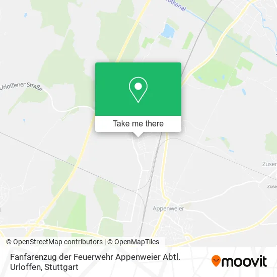 Fanfarenzug der Feuerwehr Appenweier Abtl. Urloffen map