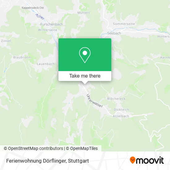 Карта Ferienwohnung Dörflinger