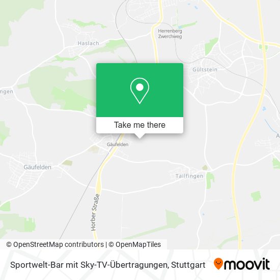 Sportwelt-Bar mit Sky-TV-Übertragungen map