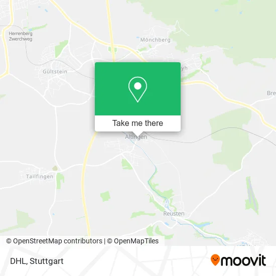 Карта DHL