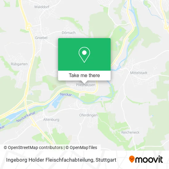Карта Ingeborg Holder Fleischfachabteilung