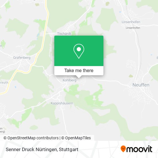 Senner Druck Nürtingen map