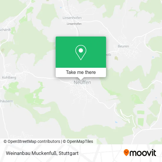 Карта Weinanbau Muckenfuß