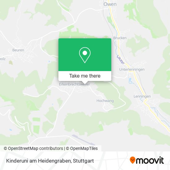 Карта Kinderuni am Heidengraben