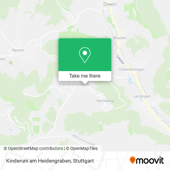 Карта Kinderuni am Heidengraben
