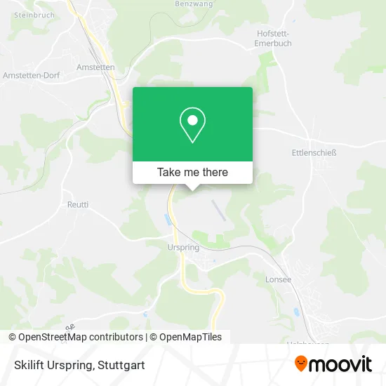 Карта Skilift Urspring