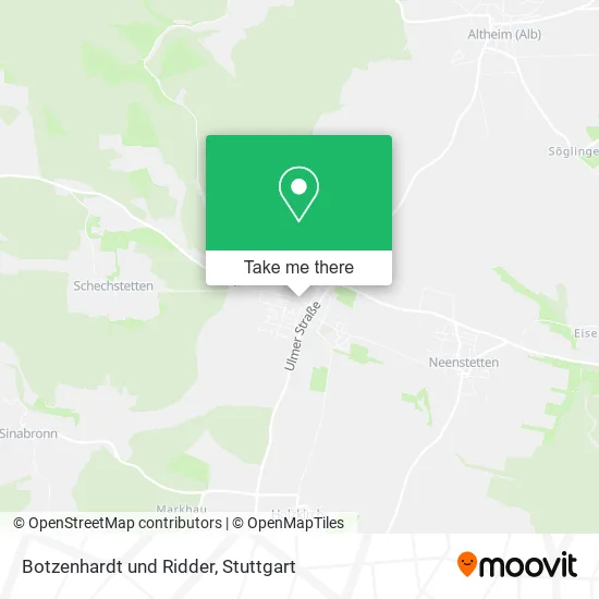 Карта Botzenhardt und Ridder
