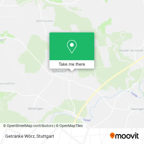 Карта Getränke Wörz