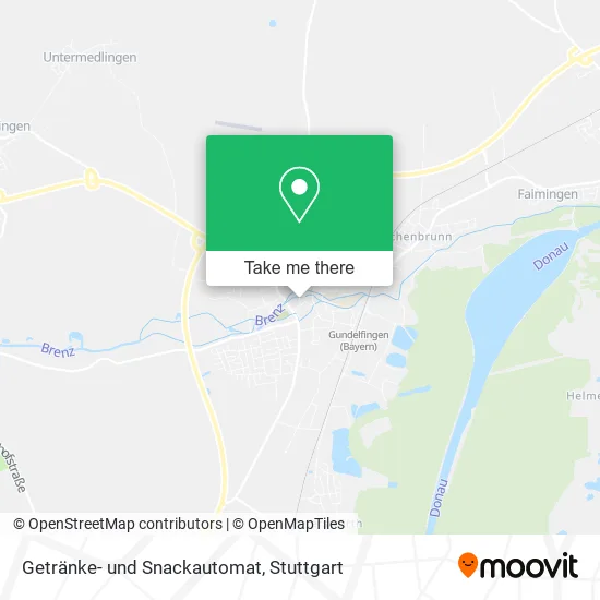 Карта Getränke- und Snackautomat