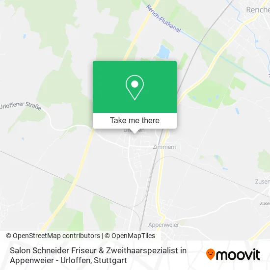 Salon Schneider Friseur & Zweithaarspezialist in Appenweier - Urloffen map