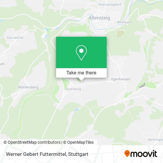 Карта Werner Gebert Futtermittel