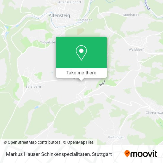 Карта Markus Hauser Schinkenspezialitäten