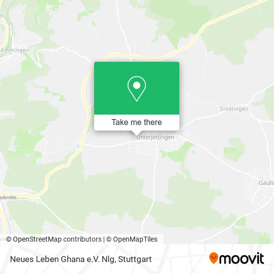 Карта Neues Leben Ghana e.V. Nlg