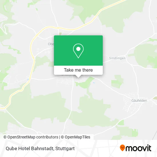 Карта Qube Hotel Bahnstadt