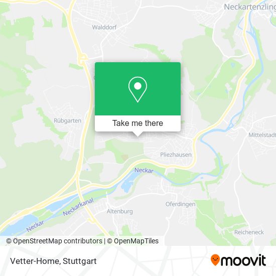 Vetter-Home map