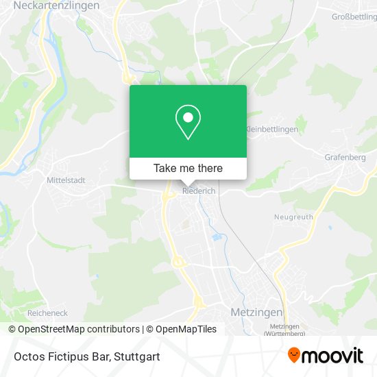 Карта Octos Fictipus Bar