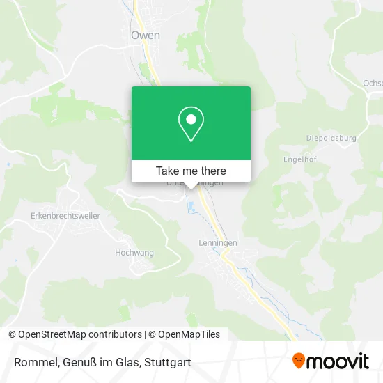 Карта Rommel, Genuß im Glas