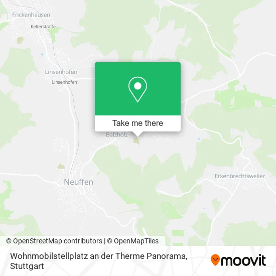 Карта Wohnmobilstellplatz an der Therme Panorama