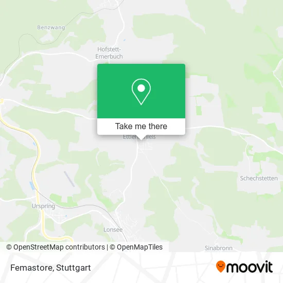 Карта Femastore