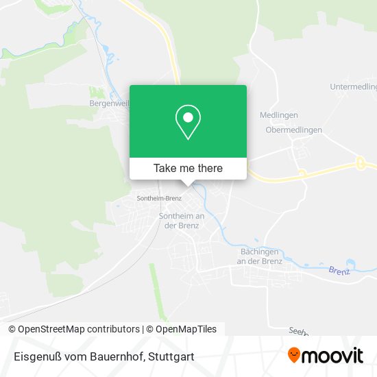 Eisgenuß vom Bauernhof map