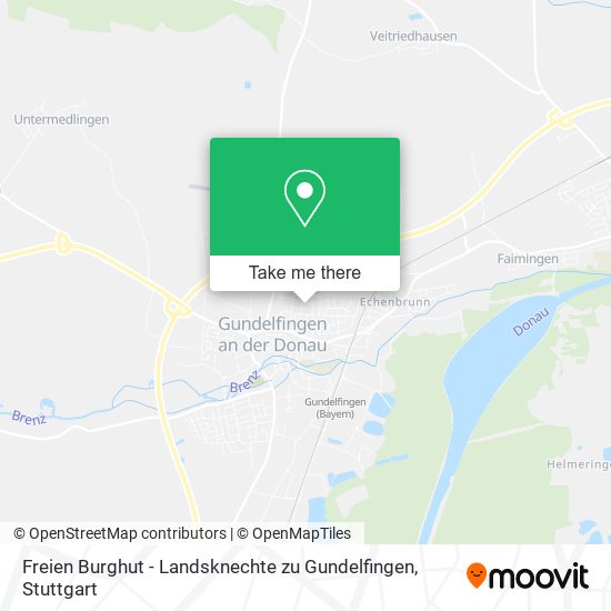 Карта Freien Burghut - Landsknechte zu Gundelfingen