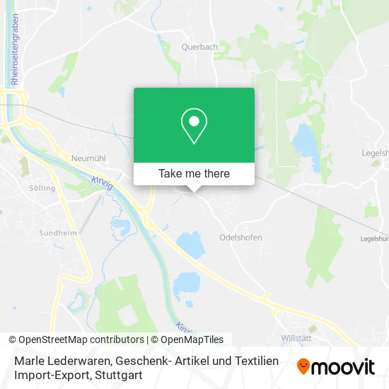 Карта Marle Lederwaren, Geschenk- Artikel und Textilien Import-Export