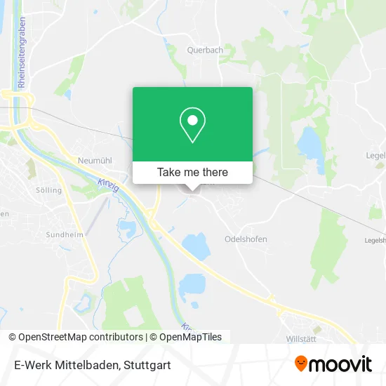 Карта E-Werk Mittelbaden