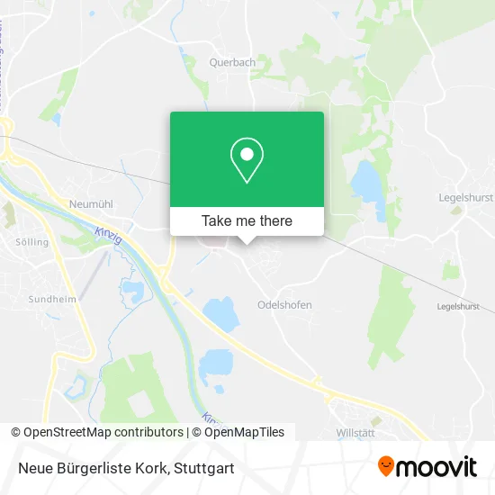 Карта Neue Bürgerliste Kork