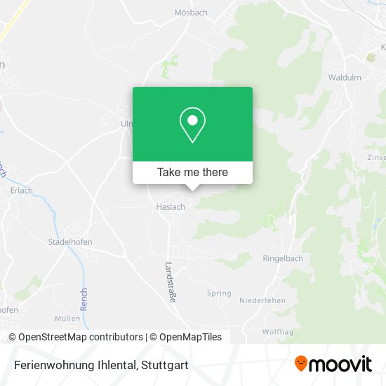 Ferienwohnung Ihlental map