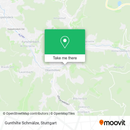 Карта Gunthilte Schmälze