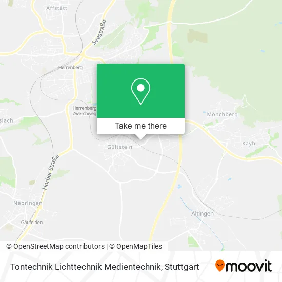 Карта Tontechnik Lichttechnik Medientechnik