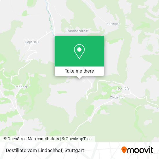 Карта Destillate vom Lindachhof