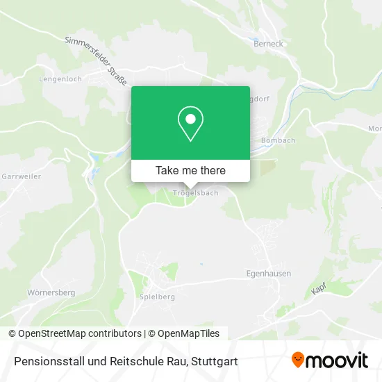 Карта Pensionsstall und Reitschule Rau
