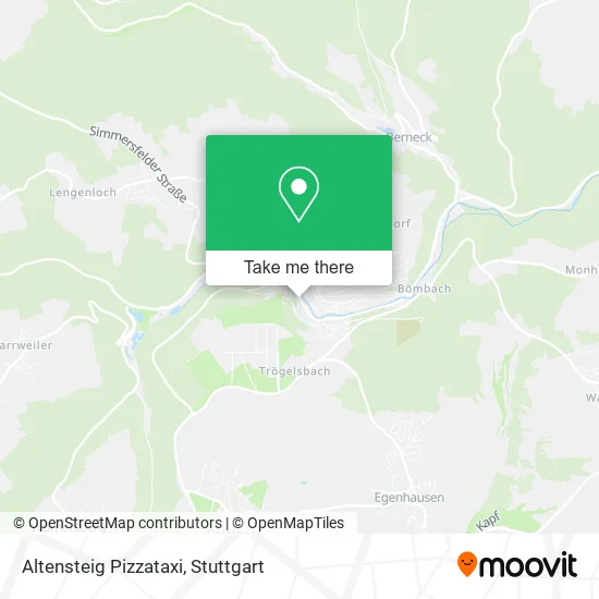 Карта Altensteig Pizzataxi