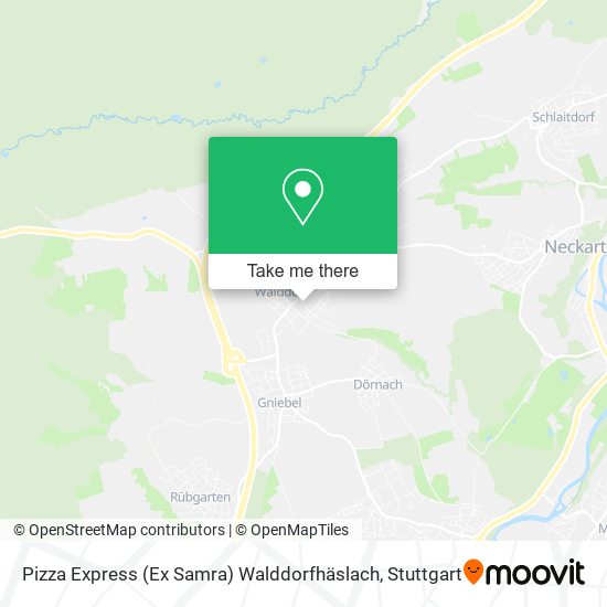 Pizza Express (Ex Samra) Walddorfhäslach map