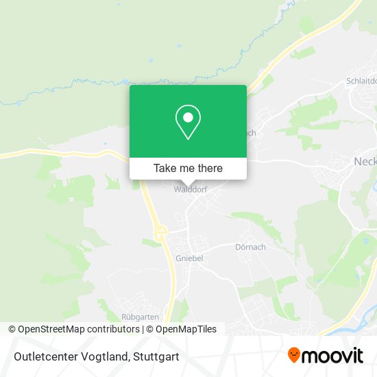 Outletcenter Vogtland map