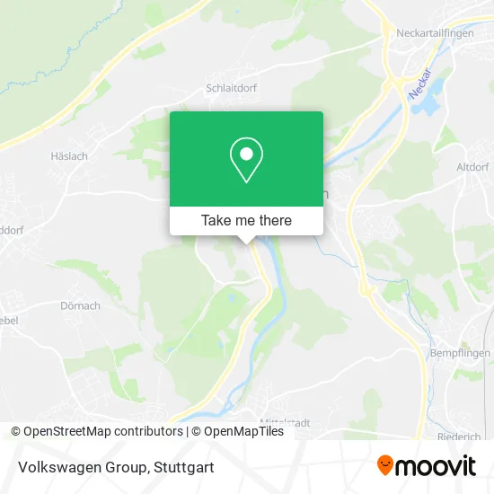 Карта Volkswagen Group