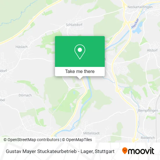 Карта Gustav Mayer Stuckateurbetrieb - Lager