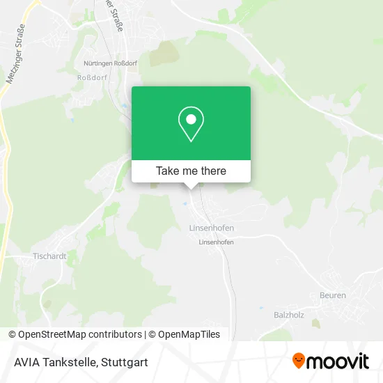 Карта AVIA Tankstelle