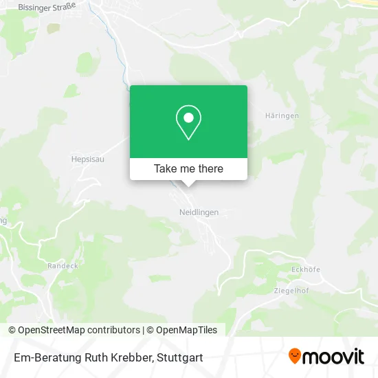 Карта Em-Beratung Ruth Krebber