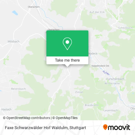 Карта Faxe Schwarzwälder Hof Waldulm