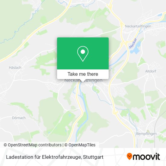 Ladestation für Elektrofahrzeuge map